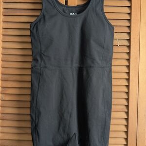 Black P.I.O Activewear Bodysuit